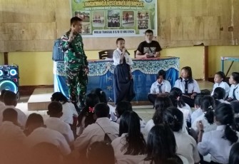 Ungkapan hati siswa mendapatkan ilmu dari bapak tentara