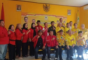 Safari Politik DPC PDIP Indramayu dengan Golkar