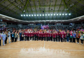 Pembukaan Lomba Senam Kreasi Piala Ibu Negara Tahun 2024