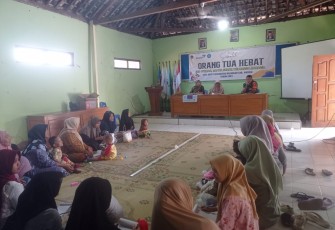 Kegiatan sekolah orang tua hebat di wilayah desa binaan 