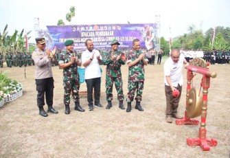 Pembukaan TMMD ke-121 Kodim 0805/Ngawi, Rabu (24/7)