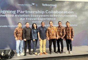 Kerjasama strategis Garuda Indonesia bersama Telkomsel 