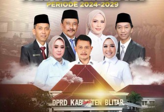 Tujuh Kader Partai Gerindra Kabupaten Blitar Dilantik Jadi Anggota DPRD Kabupaten Blitar Periode 2024-2029