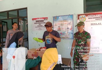 Pendampingan bantuan pangan wilayah desa binaan 