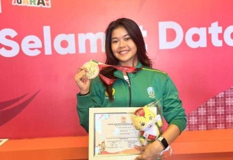 Azzahra peraih 2 medali perunggu PON XXI Aceh-Sumut 2024