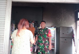 Babinsa Koramil 01/Klojen sigap bantu warga desa binaan 