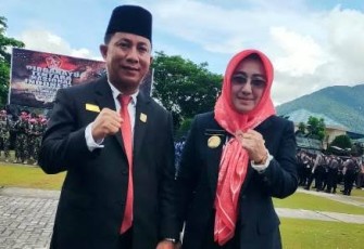 Ketua DPRD Natuna Hadiri HUT TNI Ke-79 di Geopark Pantai Piwang 