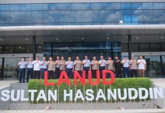 Danlanud Sultan Hasanuddin Terima Kunjungan Kerja Kapolda Sulsel