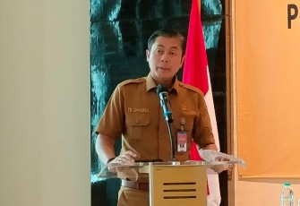 Direktur Sinkronisasi Urusan Pemerintahan Daerah III Ditjen Bangda Kemendagri Chaerul Dwi Sapta 