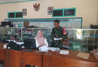 Pendataan warga desa di wilayah 