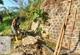 Pompanisasi aliri persawahan petani wilayah binaan 
