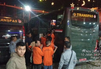 Rutan Labuhan Deli Lakukan Upaya Pemindahan 50 WBP ke Lapas Kelas IIA Langkat.