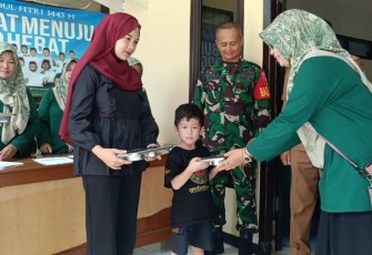 Uji coba makan bergizi gratis di wilayah Kodim 0802 Ponorogo 
