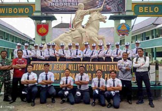 Tim SMPN3 Pati juara 1 lomba PBB Tingkat SLTP