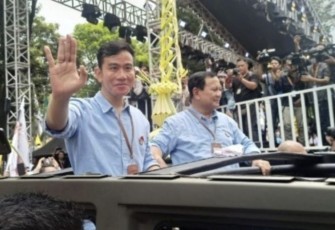 Prabowo Subianto bersama Gibran Rangkabuming Raka 
