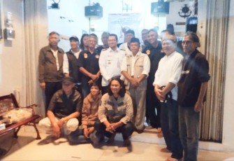 Peresmian sekertariat Forward Kota Depok, Rabu (3/4)