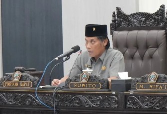 Ketua DPRD Kabupaten Blitar Suwito Saren Satoto