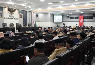 Situasi Rapat Paripurna DPRD Kabupaten