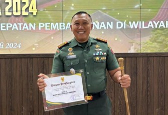 Kodim 1001/HSU-BLG Sabet Juara Tiga Dalam Lomba Karya Jurnalistik TMMD ke-120 Kategori Wartawan Online 