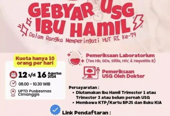 Layanan USG Gratis Puskesmas Cimanggis 