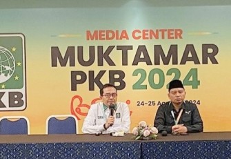 Syaiful Huda saat memberikan konferensi pers di Bali