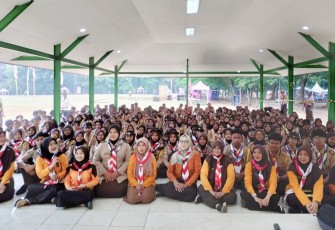 Dinkes Kota Depok bersama para peserta Raicab III Kota Depok Tahun 2024 di Buperta Cibubur