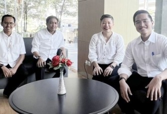 Kaesang Pangarep saat mengunjungi KPK RI, Selasa (17/9)
