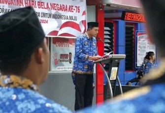 Rutan Pangkalan Brandan Gelar Upacara Peringatan Hari Bela Negara ke-76.