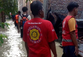 Kondisi pasca banjir di Grobogan, Jateng