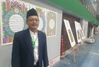 Ketua Dewan Hakim Lomba Kaligrafi MTQ Nasional 2024 Ujang Badrussalam