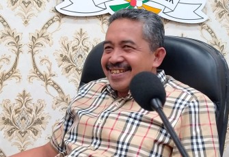 Ketua Pansus Tata Tertib DPRD Kabupaten Trenggalek, Sukarodin, saat dikonfirmasi setelah rapat.