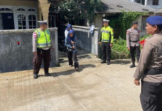 Polres Bintan saat Lakukan Pengamanan Kampanye Pemilu 2024 