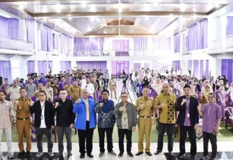 Seminar nasional Literasi Digital sektor pendidikan di Universitas Aisyah Pringsewu, Lampung, Senin (15/1)