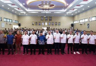 Walikota Blitar Santoso Saat Hadiri Pelantikan Pengurus HIPMI Kota Blitar Periode 2024-2027