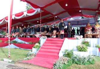 Upacara Bendera peringatan Hari Ulang Tahun ke 21 Kabupaten kaur