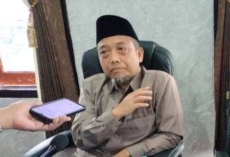 Wakil Ketua DPRD Kabupaten Trenggalek, Subadianto, saat dikonfirmasi setelah rapat Banmus, di ruang Banmus DPRD Kabupaten Trenggalek, Senin (2/12/2024)