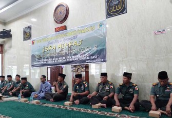 Kodim Madiun saat Peringati Isra Mi'raj Nabi Muhammad SAW 1445 H/2024