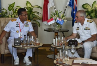 TNI AL saat Courtesy Call kepada FOC-in-C ENC dan Bilateral Meeting dengan Royal Australia Navy