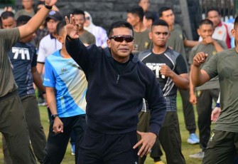 Korem 132/Tdl Olahraga Bersama Bank BRI 