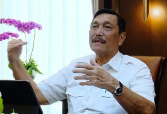 Menko Marves Luhut Binsar Panjaitan 