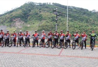 Gowes Sehat Bersama Dandim 0806/Trenggalek dan NCC