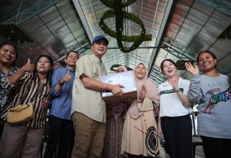 Kepala dan Wakil Kepala BP Batam Dampingi Menteri Transmigrasi, Dialog Bersama Warga Rempang di TPS Central Buana
