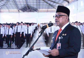 Wali Kota Lis Serahkan SK Pengangkatan PPPK Paruh Waktu