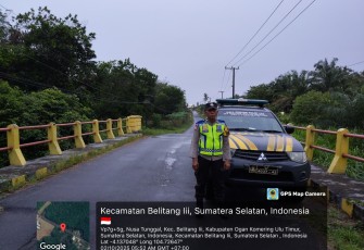 Antisipasi 3 C Polsek Belitang III Gelar Patroli Huting di Wilayah Rawan