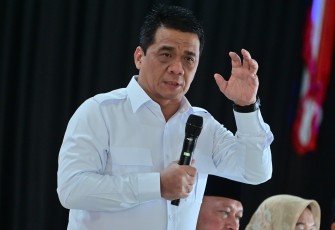 Wamendes Ariza saat Peluncuran dan Dialog Percepatan Musyawarah Desa/Kelurahan Khusus Pembentukan Koperasi Desa/Kelurahan Merah Putih di Sofifi, Maluku Utara pada Rabu (4/6/2025)