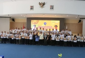 Pemerintah Kabupaten Bintan melaksanakan penyerahan Dokumen Pelaksanaan Anggaran (DPA) Tahun Anggaran 2025
