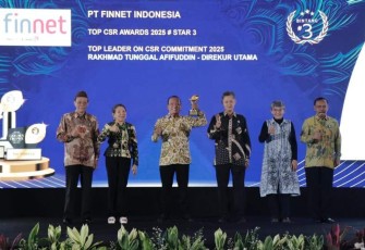 PT Finnet Indonesia, anak usaha PT Telkom Indonesia (Persero) Tbk (Telkom) Dapat 2 Penghargaan Top CSR Awards 2025