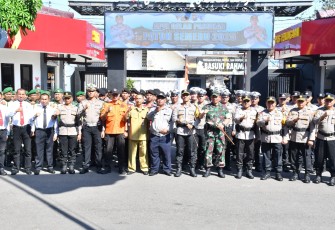Dandim Ponorogo Hadiri Apel Gelar Pasukan Serentak Operasi Patuh Semeru 2025