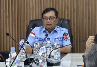 Sekretaris Utama BNPB memberikan arahan sekaligus mendampingi langsung penyusunan dokumen R3P di wilayah Sumatera Barat pada Sabtu (27/12).