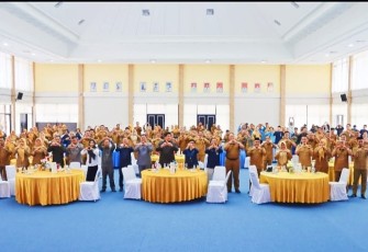 Peluncuran Kelurahan Cinta Statistik (CANTIK) 2025 yang disejalankan dengan Sosialisasi Sensus Ekonomi (SE2026), Senin (11/8) di Aula Bandar Seri Bentan